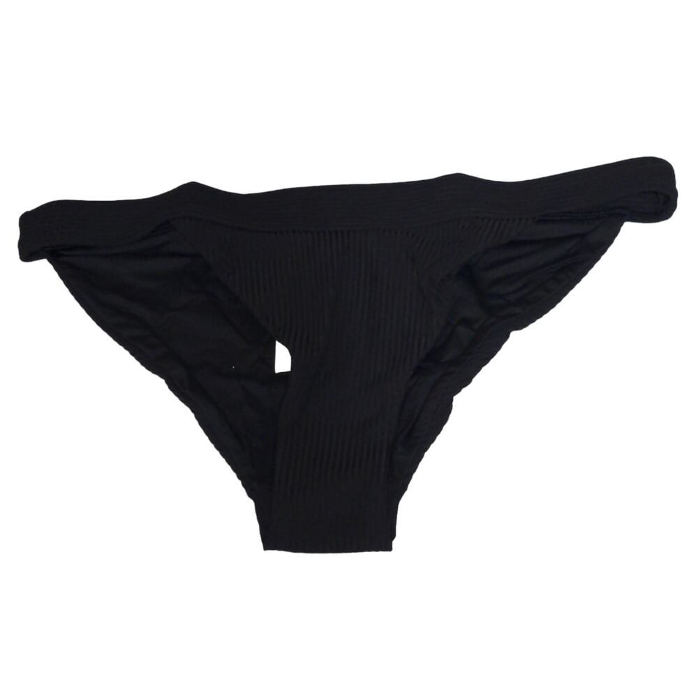 Andie Banded Cheeky Rib Bottoms Black Swimsuit Beach Resort Pool XXXL